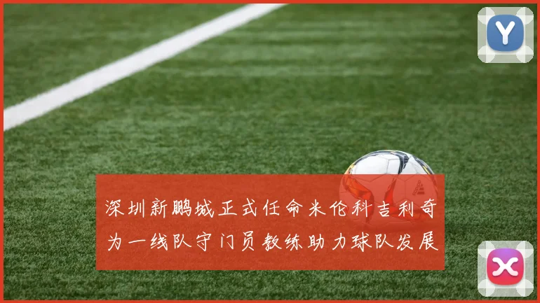 深圳新鹏城正式任命米伦科吉利奇为一线队守门员教练助力球队发展